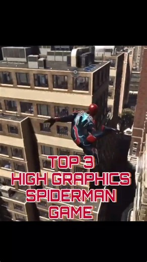 Top 3 realistic spider man games 🕷️ for (ANDROID)#anshunehra #shorts #spiderman
