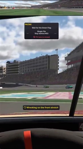 Huge wreck on second lap of the FMA Xfinity Race #shorts #wreck