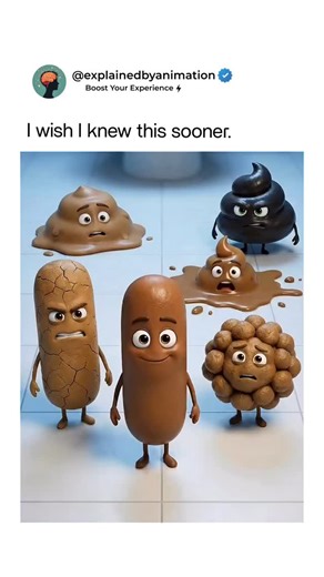 Explained By Animation on Instagram: "Your body’s waste can quietly tell you a lot about what’s happening inside. Urine color reflects hydration and kidney function, pale yellow usually means you’re well hydrated, while dark urine can signal dehydration. Stool texture and color also matter. Hard stools often point to low fiber or water intake, while loose stools may suggest digestion issues, food sensitivity, or infection. Changes in waste can also signal deeper imbalances. Greasy or pale stool 