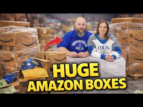 Opening HUGE BOXES of Amazon Customer Returns