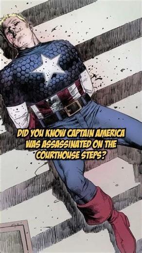 The Day Captain America Was Assassinated | Most Shocking Death #shorts #captainamerica #marvel