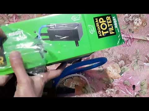 HOW TO SET UP A TOP FILTER IN AQUARIUM | AQUARIUM TOP FILTER R8881