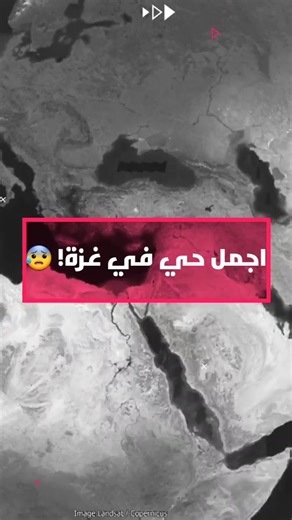 ‏لن تصدق كيف أصبح اجمل احياء غزة 😰