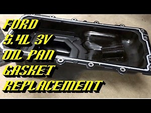 Replace the Ford F-150 5.4L engine oil pan gasket