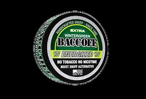 BaccOff Wintergreen: Quit Smokeless tobacco w/ energy no tobacco chew