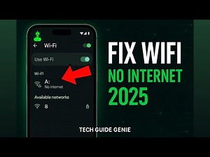 How to Fix Wi-Fi Not Working on Android (2025) – No Internet Fix