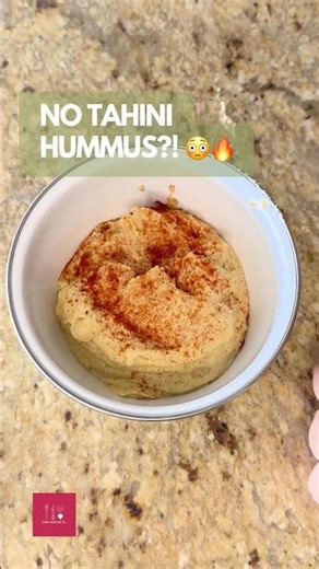 STOP SCROLLING! This Hummus Has NO Tahini 😳🥣🔥 (Just Olive Oil & SO Creamy!)