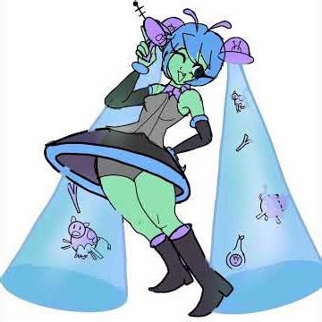 My take on the Alien Miku Trend (Originally by Zambiie_) #art #hatsunemiku #miku #Vocaloid #初音ミク
