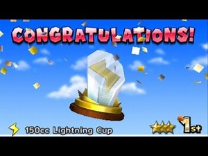 Mario Kart 7 - Lightning Cup 150cc (3 Star Rank)