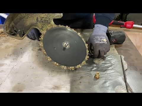 Milwaukee M18 String Trimmer + Forester Brush Blade - Assembly and Quick Demo