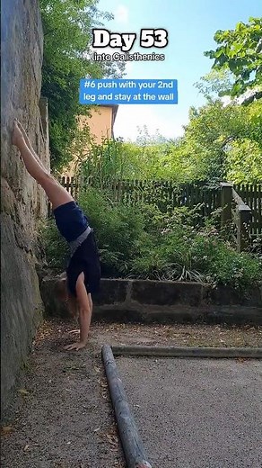 DAY 53 – Handstand Tutorial for Absolute Beginners 🤍🤸‍♀️