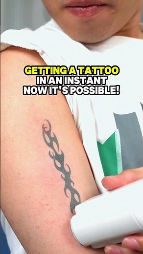 Instant Tattoos? Meet the Automatic Tattoo Printer Machine! 🤯🖨️✨