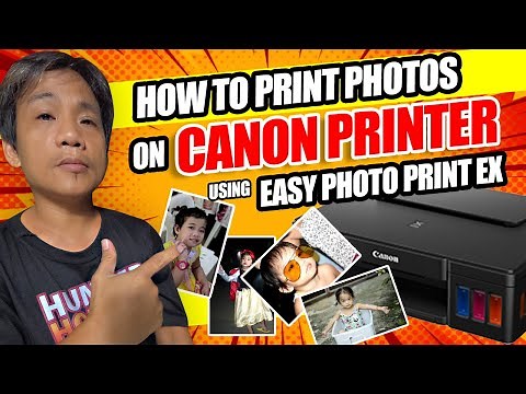 How to print photos on Canon Printer | Easy Photo Print EX | bhentech