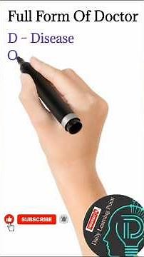 Full Form of DOCTOR | Meaning, Definition & Easy Explanation