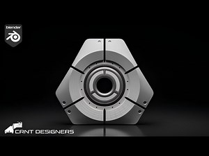 【Blender】硬表面布线建模圆环科幻物件