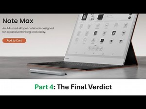 Boox Note Max Part 4: The Final Verdict