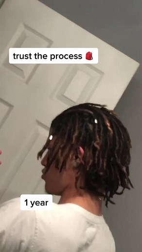 “TRUST THE PROCESS” #locsjourney #locsoftiktok #dreadhead #starterlocs