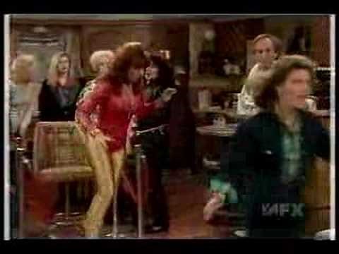 Peg Bundy In Gold Spandex Pants