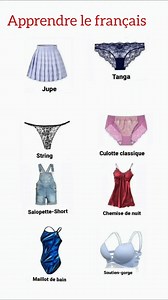 699K views · 4.2K reactions | Les vêtements féminins en français #apprendrelefrançais #françaisfacile #تعلماللغةالفرنسية | Cours Bouchra | Facebook