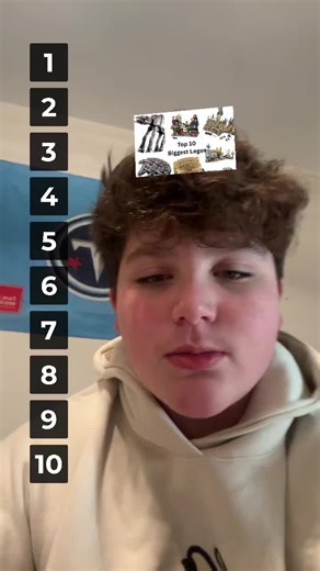 Ranking top 10 biggest Lego sets #ilikelegos #hobby #fyp #blowthisup #nohate