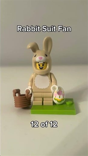LEGO Minifigures series 28 12 of 12: Rabbit suit fan