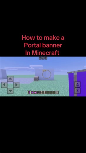 Cómo crear un banner de portal en Minecraft