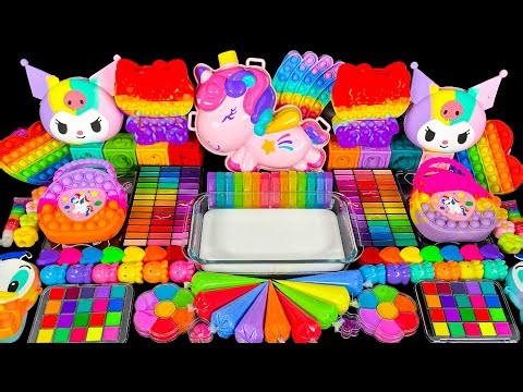ULTIMATE UNICORN Universe | UNICORN Slime Mixing Random With Pipings Bags | Satiwysing Slime Video