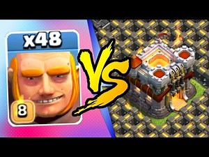 Clash Of Clans - NEW MAX LEVEL 8 GIANTS vs TOWN HALL 11! - July 2016 Update Game Play!