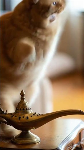Funny Cat and the Legendary Wish Lamp 🐾✨