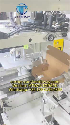 Tray Former Machine Box Folding Machine #machine #packagingmachine