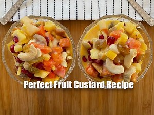 Make Fruit Custard Recipe in this style for perfect taste | Creamy Fruit Salad Recipe | FoodQuench