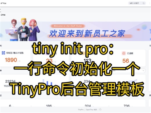 TinyPro使用指南：手把手带你本地启动TinyPro，在线创建菜单、国际化，实现组件级权限管理
