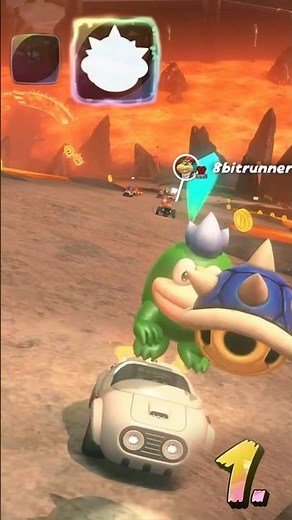 What Happens When You PULL Blue Shell on 1st Place in Mario Kart World #shorts