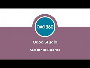 Odoo Studio Creación de Reportes