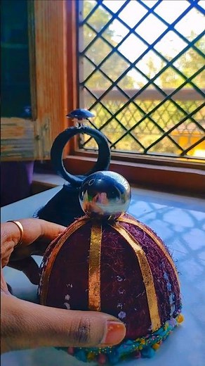 Coconut Shells Into Unique Table Decor/ diy side table decoration items on budget friendly #shorts