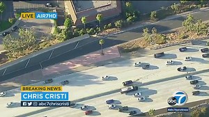 SUV flies off 134 Freeway near downtown Glendale, crashes into building