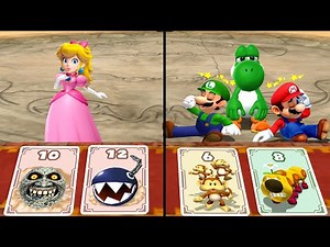 Mario Party 8 - Cardiators & The Last Minigame! Peach Vs All Characters (Hardest Difficulty)
