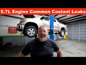 Common Coolant Leaks on TOYOTA 5.7L V8 Engine