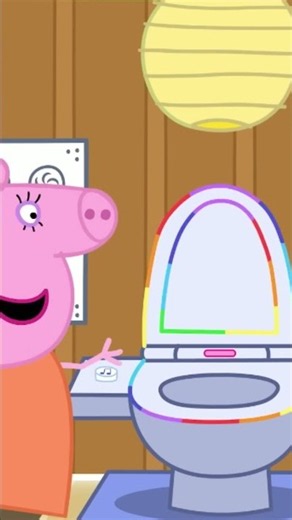 What's Different About Japanese Toilets? 🚽🇯🇵 #peppapig #shorts