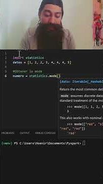 trucos de python como obtener la moda #python