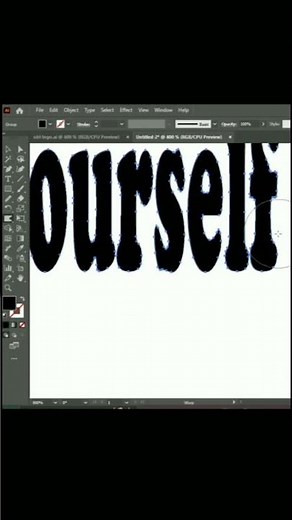 How to Create a Liquid Text Effect in 1 min | Adobe Illustrator | By ECLECTIC MAV
