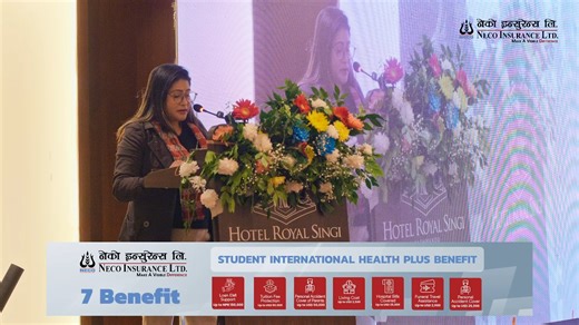 Neco Insurance Launches "Student International Health Plus Benefit" – Full Speech by Chief Guest, Ms. Gita Shiwakoti, 3rd Vice Precident, ECAN Dreaming of a future in Australia, New Zealand, the UK or any other Country? Moving abroad is a massive step- ensure you have a safety net that travels with you. The Student International Health Plus Benefit by NECO Insurance Ltd. is a comprehensive insurance solution crafted specifically for Nepalese students. We bridge the gap between your dreams and re