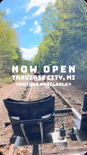 11K reactions · 2.6K shares | Looking for a fun family activity for a long weekend coming up? Try a scenic rail tour! With our E-Assist option, you barely have to pedal. It’s the perfect adventure for all ages and abilities! Book your tour now  www.wheelsonrailsmi.com #RailTour #Railbiking #Traversecity #funthingstodo | Wheels on Rails LLC | Facebook