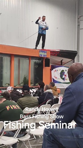 Bass Fishing Show Seminar Randy Howell #basspro #bassfishing #fishingshow #fishingtips #bassmaster