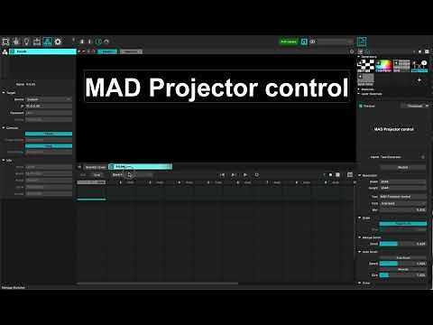 Mad Projector Control extension
