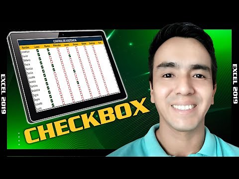 Como hacer un control de asistencia en Excel ✅ insertar Checkbox en Excel ⭐ Checklist Excel 2024