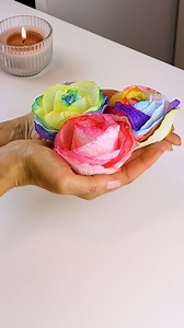 Des roses en papier magnifiques et colorés, faciles à réaliser 🌹 | Creativo France