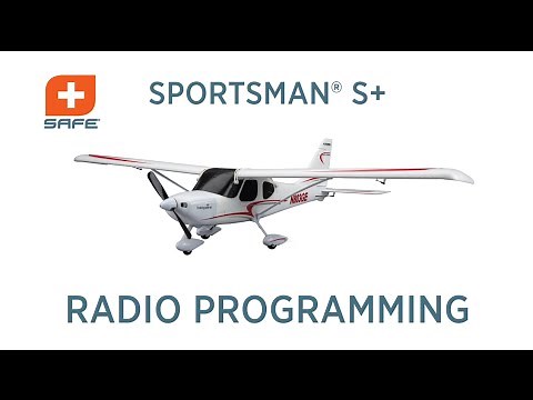 HobbyZone Sportsman S+ Transmitter Setup Tutorial