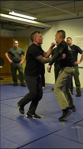 Two Takedown Options From the Shoulder Lock Position #takedowns #police
