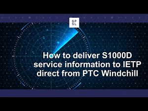 How to deliver S1000D service information to IETP direct from PTC Windchill